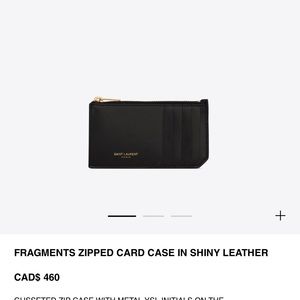 Ysl card case very well loved